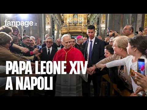 Papa Leone XIV visita Napoli LIVE: dal Duomo a Piazza Plebiscito, migliaia di fedeli in strada