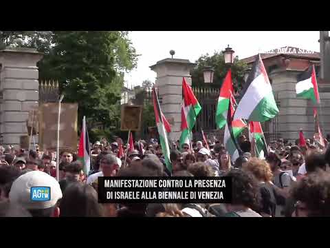 Biennale, manifestazione contro la presenza di Israele
