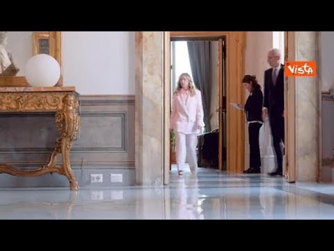 Meloni incontra il Segretario Usa Marco Rubio a Palazzo Chigi