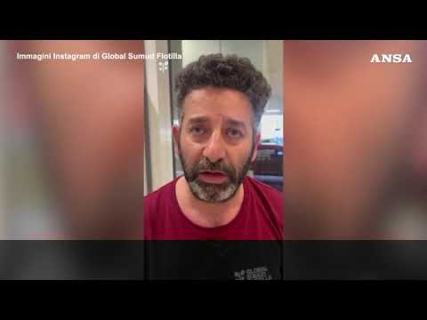 Flotilla, l’appello di Saif Abukeshek dopo la liberazione : “Continuare la mobilitazione”