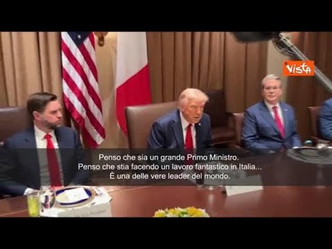 Trump a Meloni nel 2025: Grande premier è una delle vere leader nel mondo