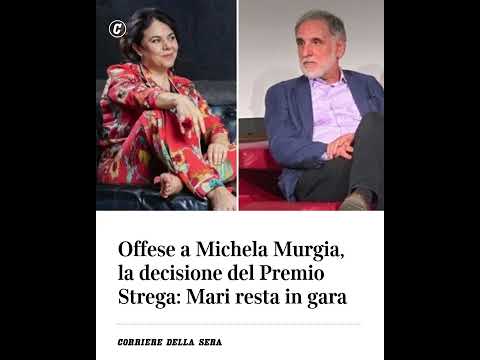 Offese a Michela Murgia, la decisione del Premio Strega: Mari resta in gara