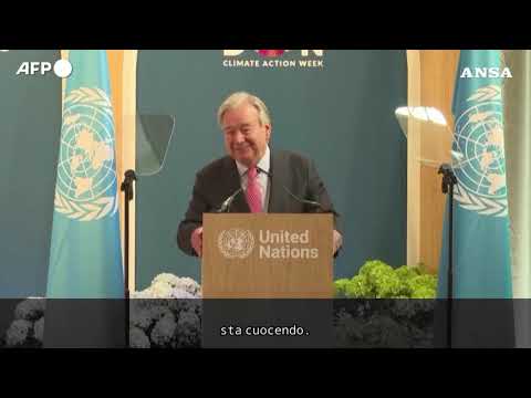 Guterres a Londra rilancia l’allarme sul clima