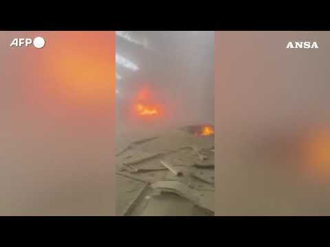 Kuwait, sui social i danni all’aeroporto dopo l’attacco iraniano