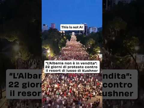 Ondata di proteste in Albania contro il resort di lusso di Kushner