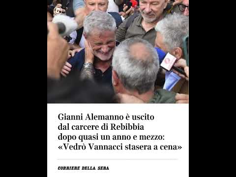 Gianni Alemanno è uscito dal carcere di Rebibbia dopo quasi un anno e mezzo: “Vedrò Vannacci…