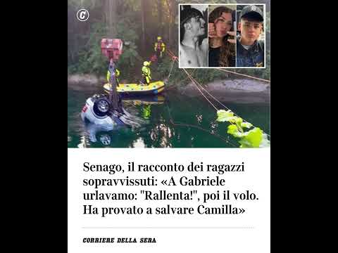 Senago, il racconto dei ragazzi sopravvissuti: “A Gabriele urlavamo: “Rallenta!”, poi il volo”