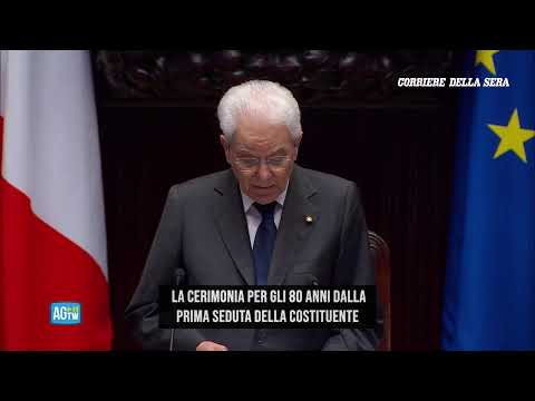 Cerimonia per gli 80 della Costituente