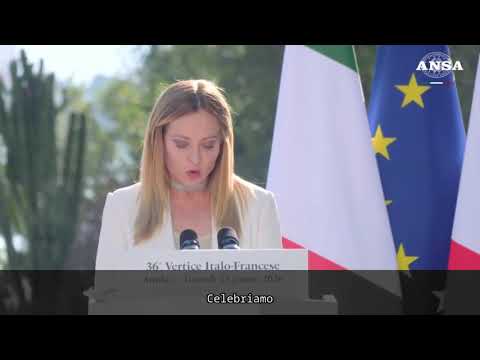 Meloni: “Senza Italia e Francia Ue e Occidente non sarebbero quello che sono”