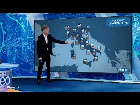 Weekend: apice del caldo, fino a 40 °C. Nuova settimana con cambiamenti