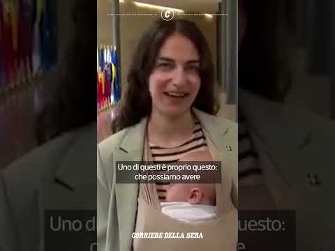 La ministra svedese porta il figlio neonato in consiglio Ue: “Felice di non dover scegliere tra…