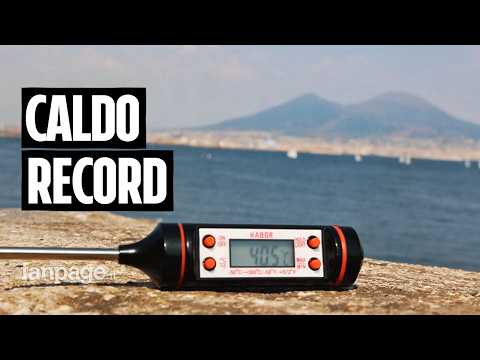 Ondata di caldo a Napoli, il nuovo Lungomare di pietra e cemento è una fornace a oltre 40 gradi