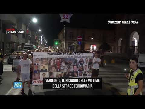 Il ricordo della strage di Viareggio