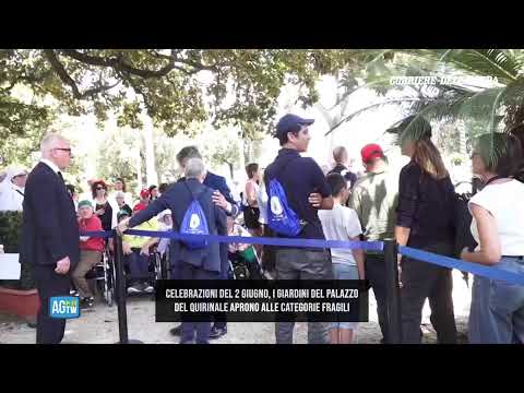 Apertura dei Giardini del Quirinale alle categorie fragili