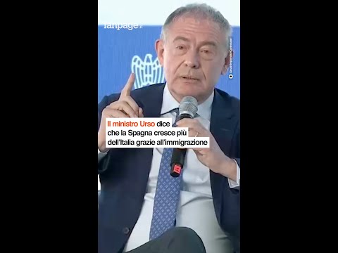 Le parole del ministro Urso