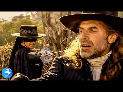 Antonio Banderas umilia un’intera banda da solo | La Leggenda di Zorro | Clip in Italiano