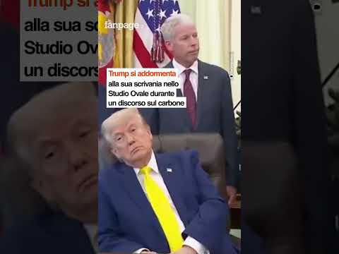 Trump si addormenta