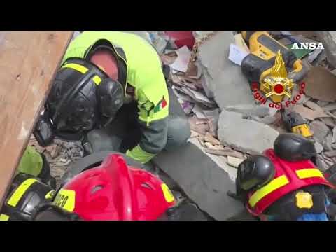Il crollo della palazzina nel Fermano, recuperato il corpo della donna dispersa