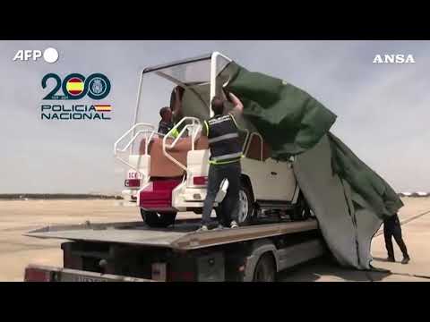Leone XIV dal 6 al 12 giugno in Spagna, l’arrivo della papamobile a Madrid