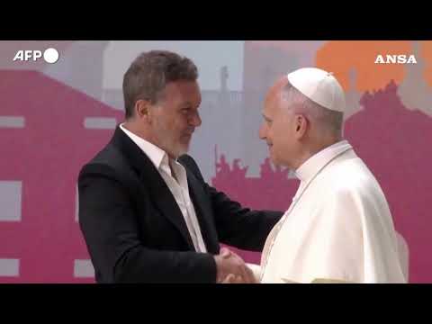 Papa Leone XIV a Madrid, incontro con esponenti del mondo della cultura e dell’arte