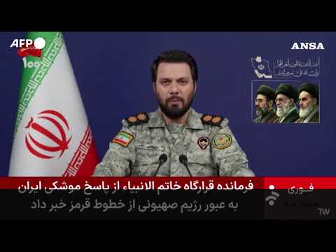 Iran, lanciato un attacco missilistico contro Israele