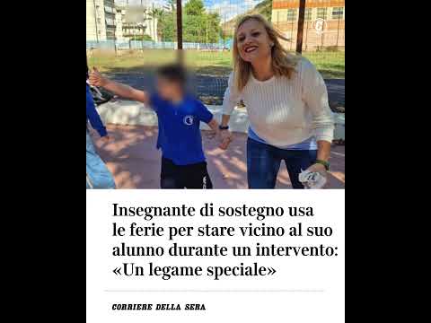 Insegnante di sostegno usa le ferie per stare vicino al suo alunno durante un intervento