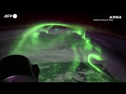 La magia dell’Aurora australe vista dallo spazio