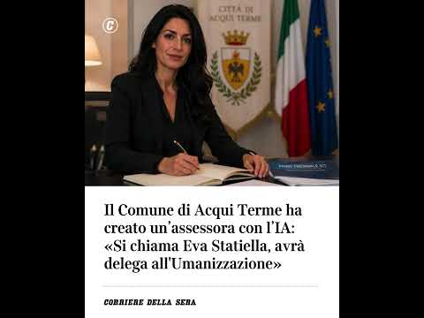 Il comune di Acqui Terme ha creato un’assessora con l’IA con delega all’Umanizzazione