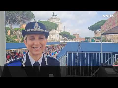 2 giugno, la dirigente di polizia penitenziaria: “Una grande emozione essere qui oggi”