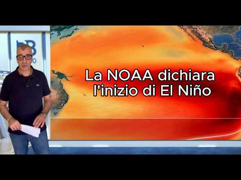 LA NOAA DICHIARA EL NIÑO; COSA STA SUCCEDENDO NEL PACIFICO