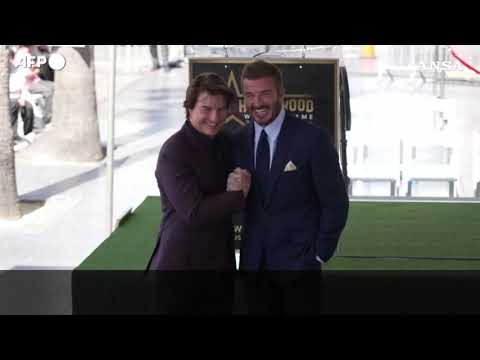 Beckham riceve la sua stella sulla Walk of Fame