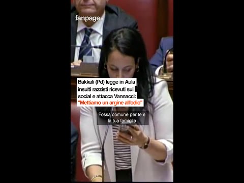 Bakkali (Pd) legge in Aula insulti razzisti e attacca Vannacci: “Mettiamo un argine all’odio”