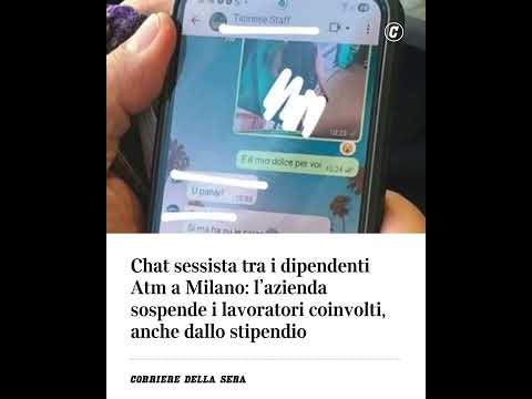 Chat sessista tra i dipendenti Atm a Milano: l’azienda sospende i lavoratori coinvolti