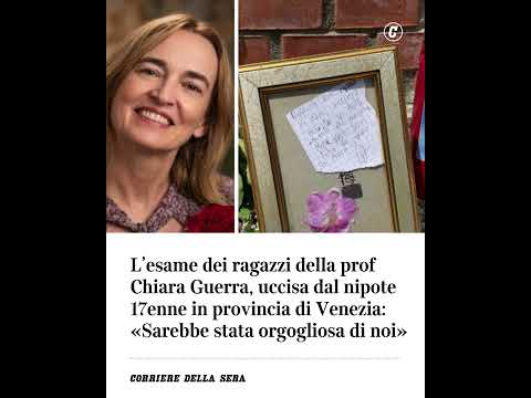 L’esame dei ragazzi della prof Chiara Guerra, uccisa dal nipote: “Sarebbe orgogliosa di noi”