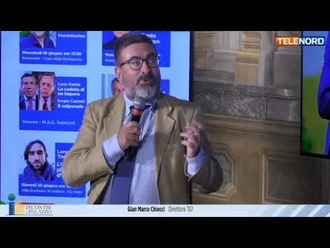 Chiocci a Telenord: «Sono grato a Giorgia Meloni. La premier non metta becco sul Tg1»