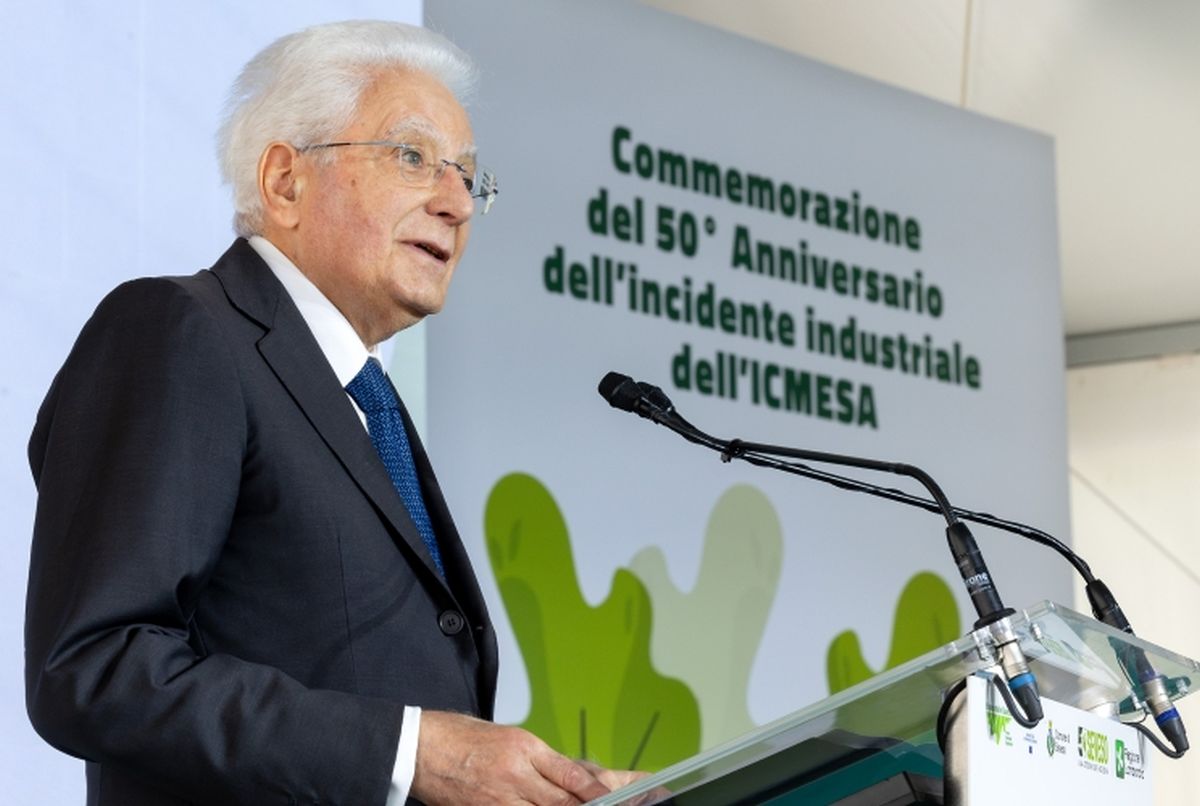 Seveso, Mattarella “Svolta per la cultura della sicurezza e della prevenzione”