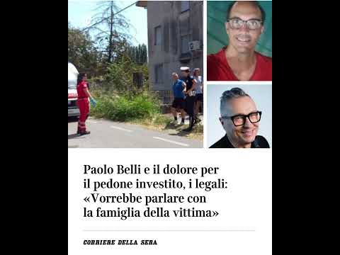 Paolo Belli e il dolore per il pedone investito: vorrebbe parlare con la famiglia della vittima