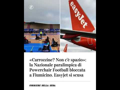 Non c’è spazio per le carrozzine: Nazionale paralimpica di Powerchair Football bloccata a Fiumicino