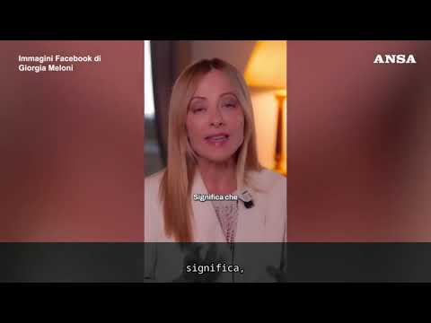Meloni: “Chi sbaglia risponde delle proprie azioni, anche i minorenni”