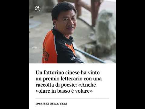 Un fattorino cinese ha vinto un premio letterario con una raccolta di poesie