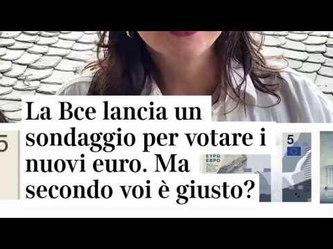 La Bce lancia un sondaggio per votare i nuovi euro. Ma secondo voi è giusto?