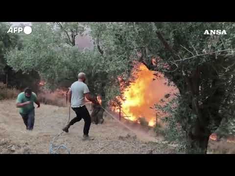 Anche la Grecia nella morsa degli incendi, morti tre vigili del fuoco