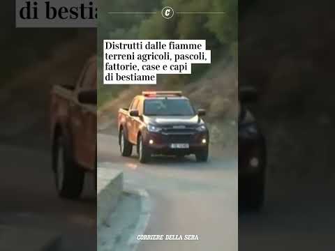 Grande incendio a Creta, le fiamme devastano l’isola