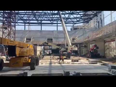 IL VIDEO del cantiere della nuova Unipol hall Fiera di Bologna