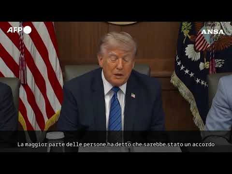 Trump sul disarmo di Hamas: “Israele è molto contento a riguardo”