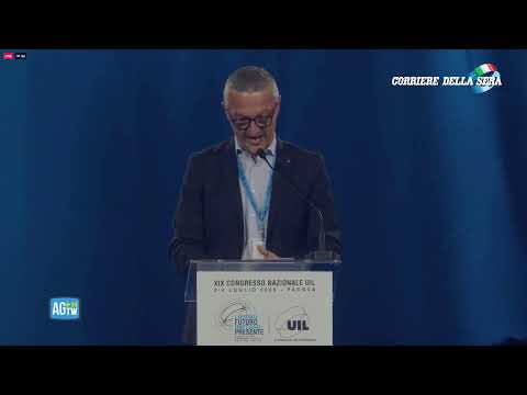 Gino Cecchettin, l’intervento al congresso UIL