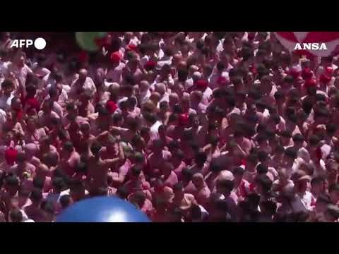 Spagna, iniziati a Pamplona i festeggiamenti per San Fermín