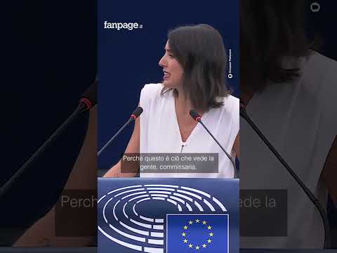 L’eurodeputata Irene Montero al Parlamento Europeo: “Trump vi chiama per sostenere il genocidio così