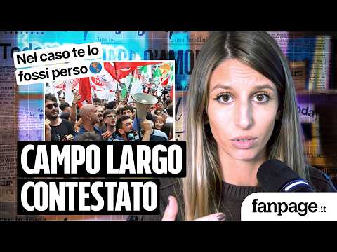 Il primo evento in piazza del campo largo non è andato troppo bene