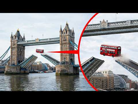 Come un autobus a due piani saltò il Tower Bridge